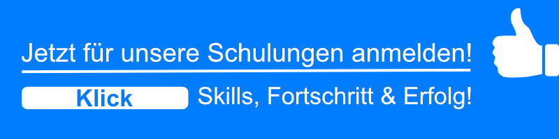Melde dich jetzt für unsere Account Manager Schulungen an. Extra für den Vertrieb.